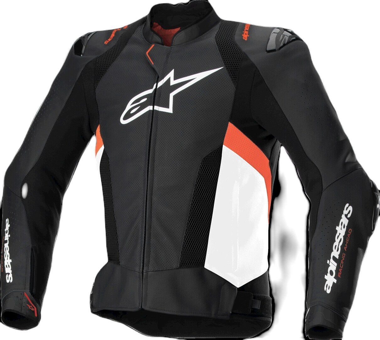 Alpinestars Missile V3 Airflow perforated Motorcycle Leather Jacket-image-470005034