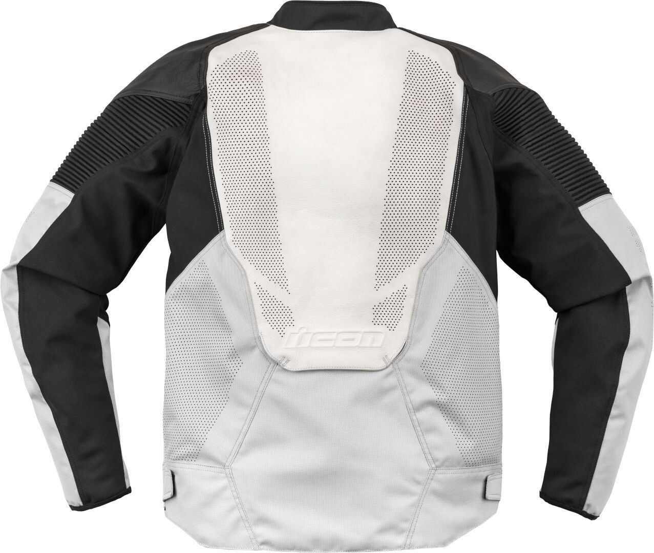 Icon Overlord3 perforated Motorcycle Leather / Textile Jacket white/black XL Figure 2