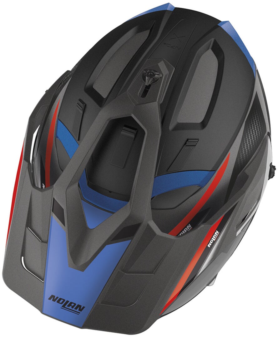 Nolan N70-2 X Earthquake 2023 N-Com Helmet anthracite matt/blue/red XL (62) Figure 2