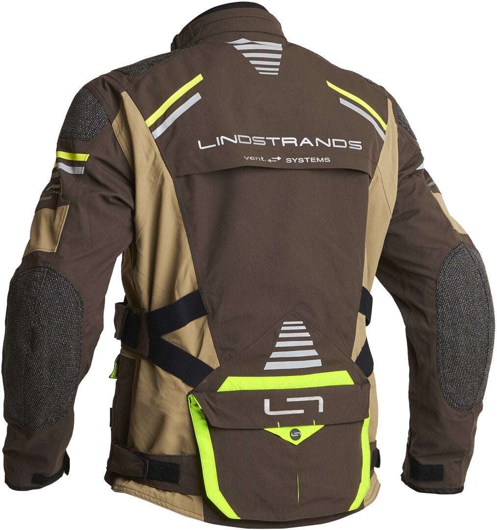 Lindstrands Sunne waterproof Motorcycle Textile Jacket brown/sand 50 Figure 2