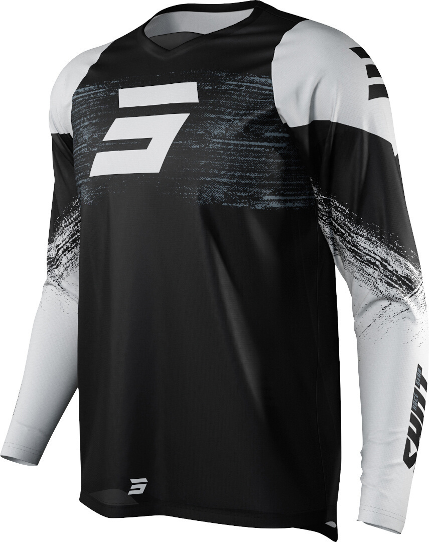 Shot Draw Burst Tricou de motocross alb/negru S Figura 1