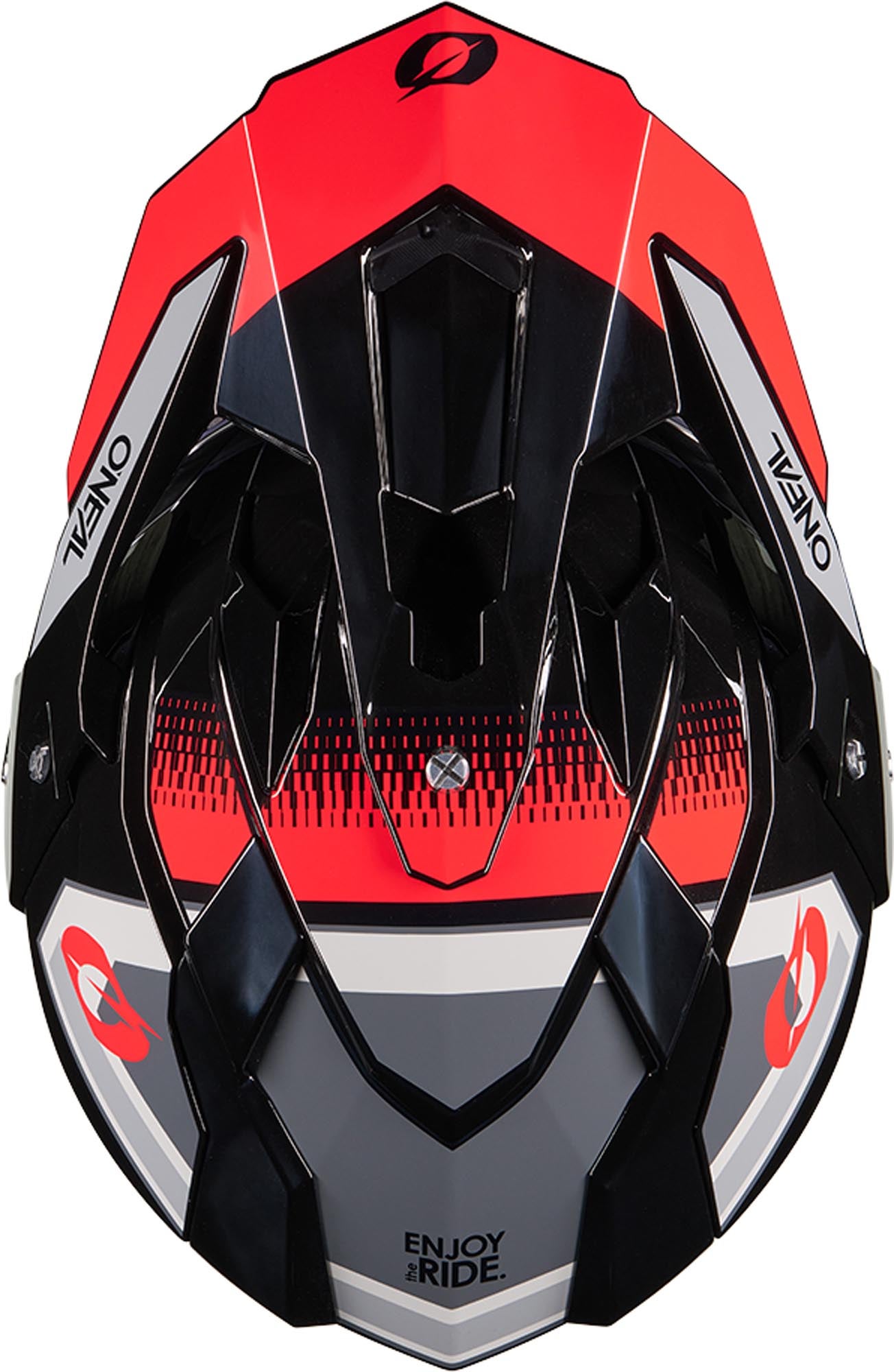 Oneal Sierra Strato Casque d’enduro Noir/Gris/Rouge XXXL (65/66) Figure 4
