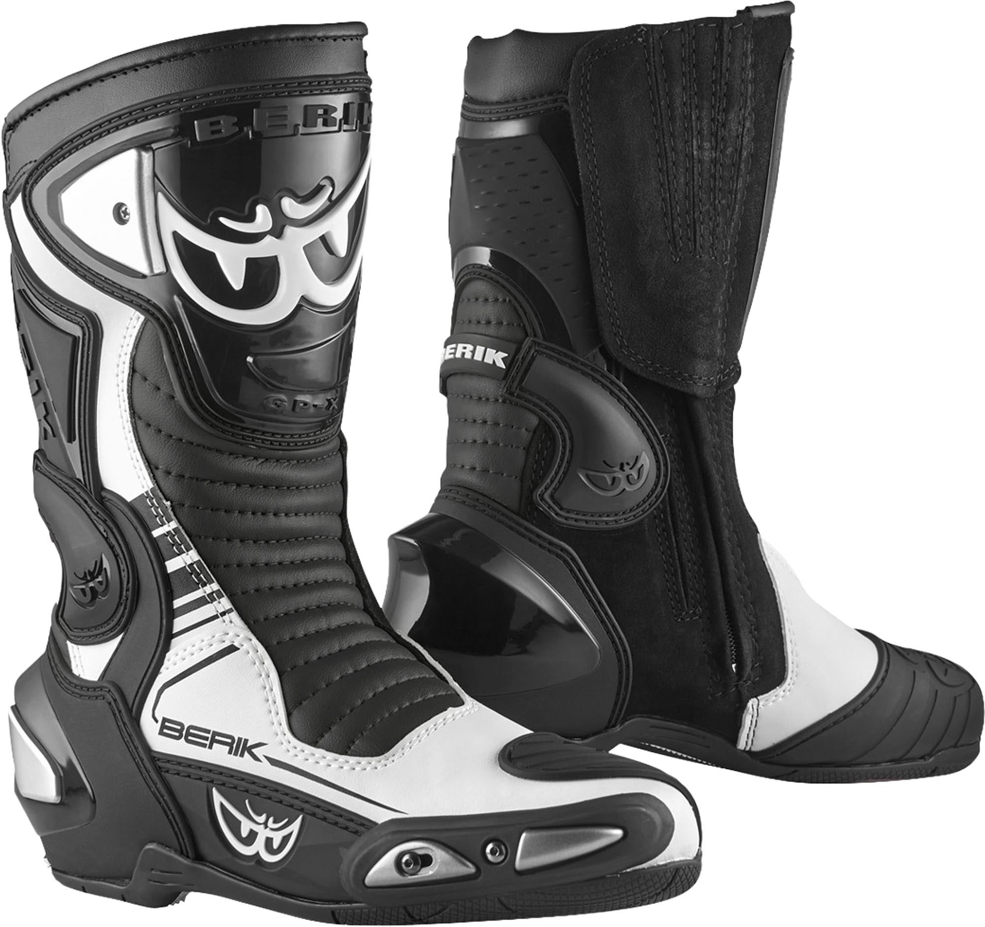 Berik Race-X EVO Motorcycle Boots black/white 37 Figure 1