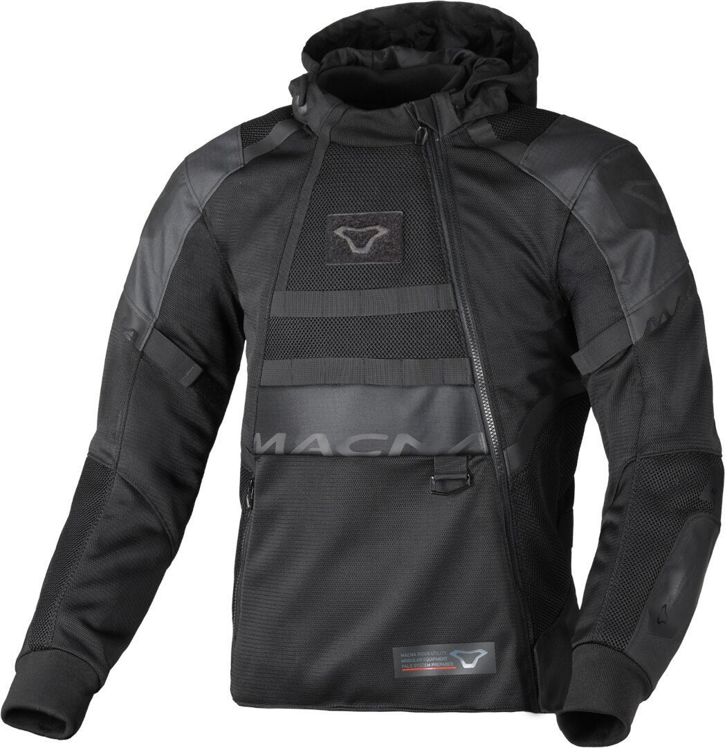 Macna Rebelite Motorcycle Textile Jacket black XXL Figure 1