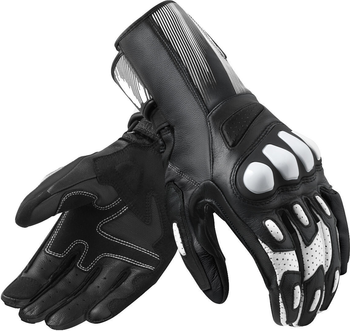 Revit Metis 2 Motorcycle Gloves black/white M Figure 1