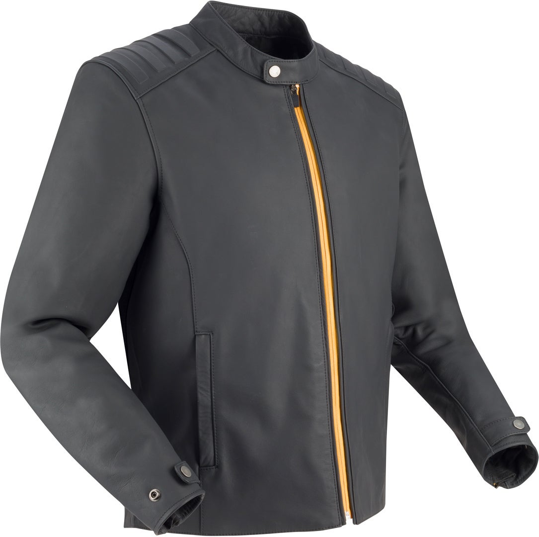 Segura Phil Motorcycle Leather Jacket black/yellow 4XL Figure 1