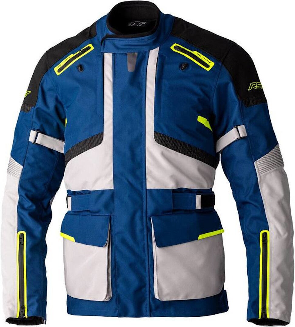 RST Endurance Motorrad Textiljacke blau/gelb 4XL Abbildung 1