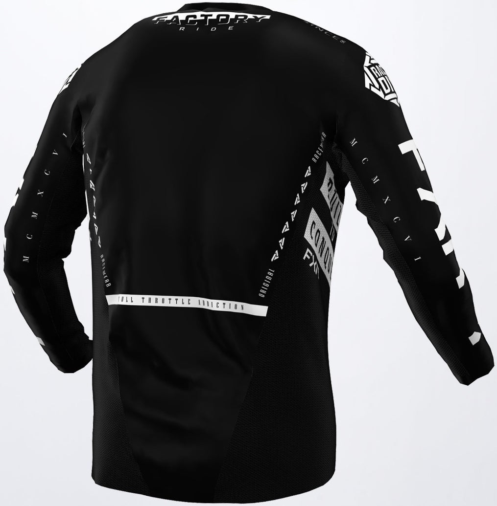 FXR Podium Gladiator Motocross Jersey black/white S Figure 2