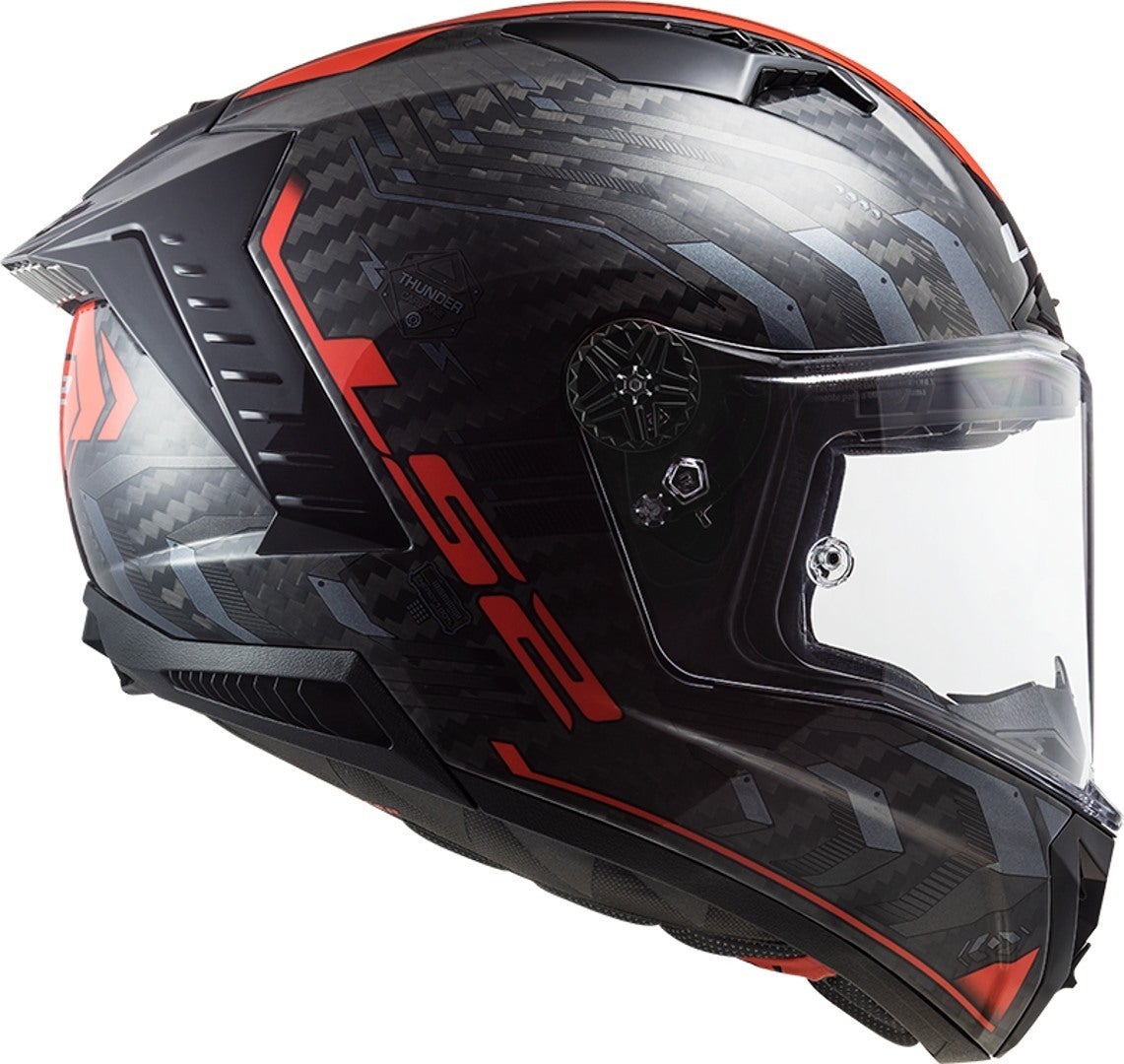 LS2 FF805 Thunder Sputnik Carbon Helm XS (53/54) Figuur 8