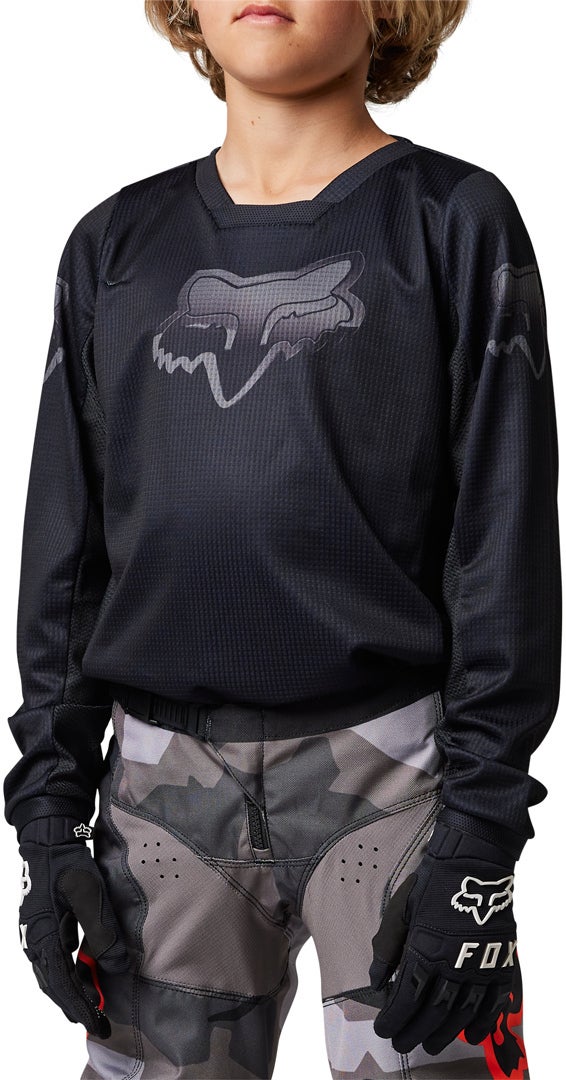 FOX 180 Blackout Jeugd Motorcross Jersey JA Figuur 2