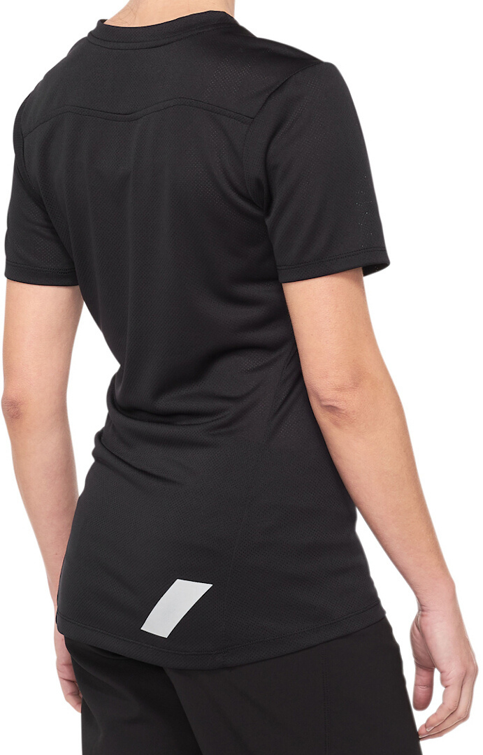 100% Ridecamp Tricou pentru biciclete cu mânecă scurtă pentru doamne alb/negru L Figura 2