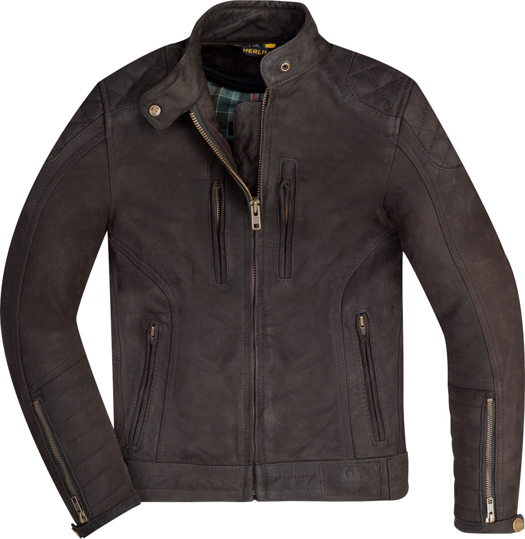 Merlin Mia Ladies Motorcycle Leather Jacket brown M Figure 1