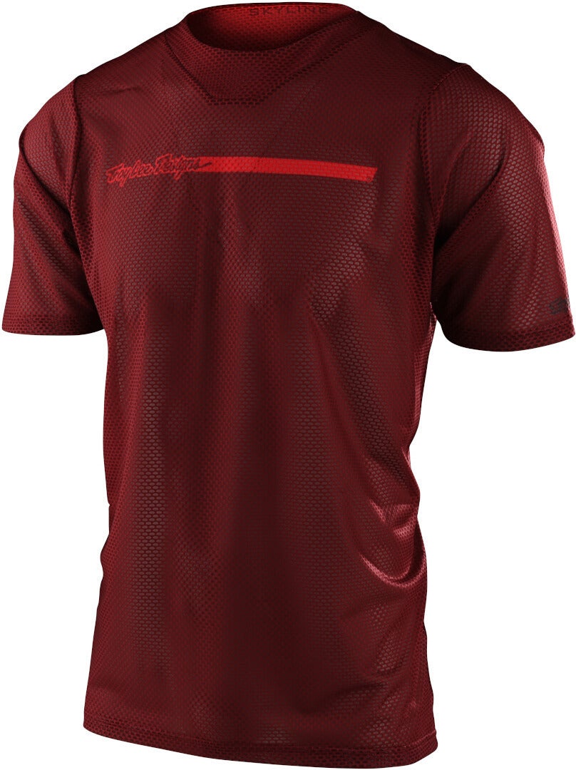 Troy Lee Designs Skyline Air Channel T-shirt vélo Rouge bordeaux L Figure 1