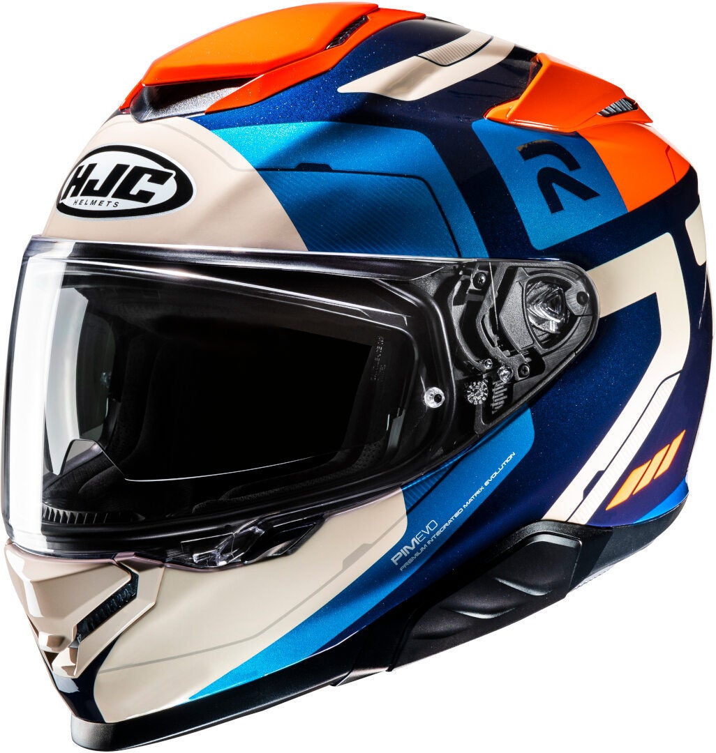 HJC RPHA 71 Cozad Casque Blanc/Bleu/Orange L (58/59) Figure 1