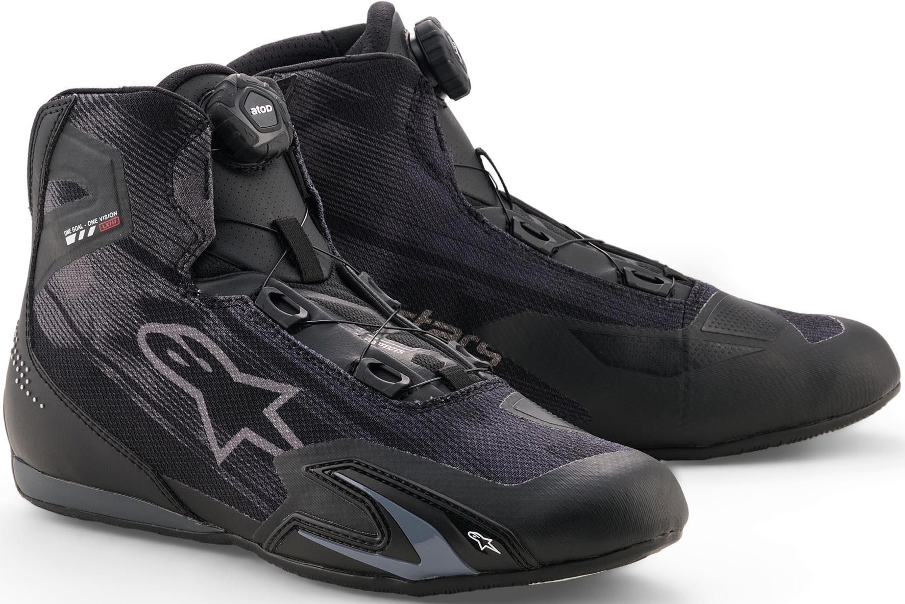 Alpinestars Celer Superair Motorcycle Shoes black/dark grey 12,5 Figure 1