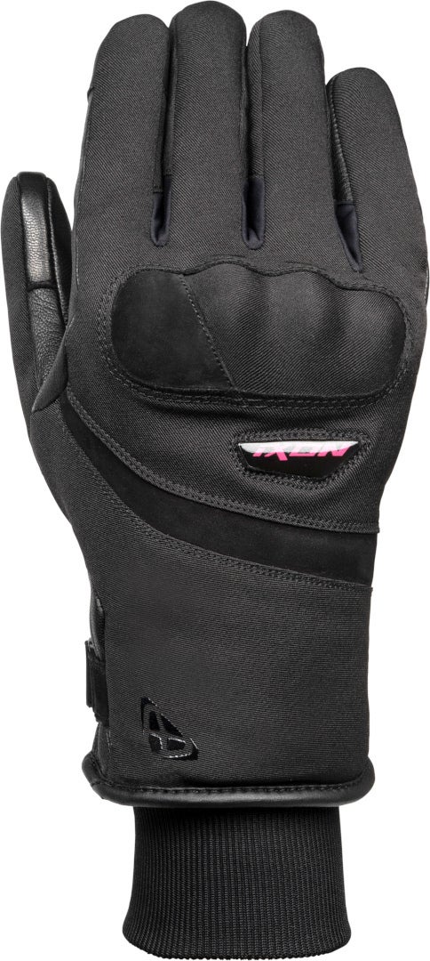 Ixon Pro Fryo WP Vinter motorcykelhandsker til damer sort/pink S Figur 1