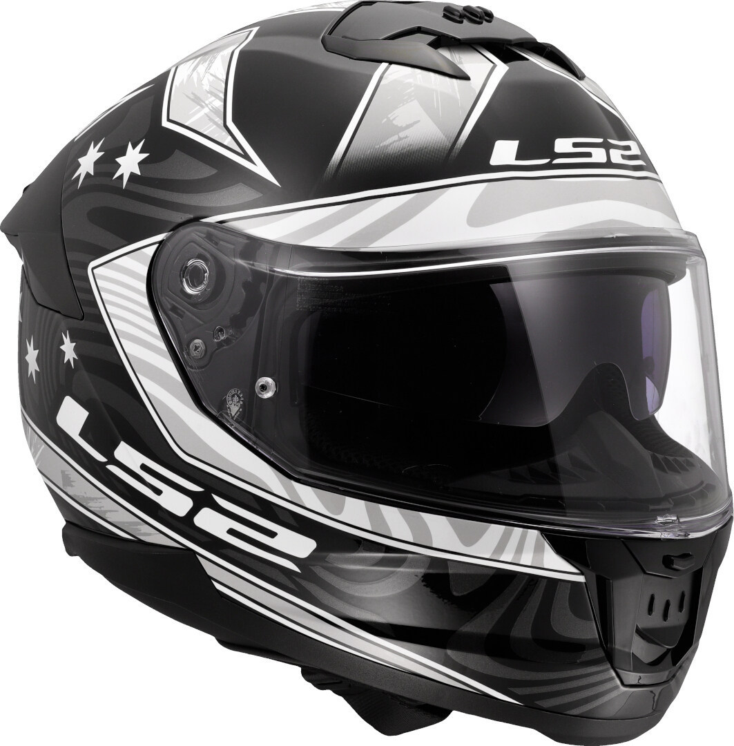 LS2 FF808 Stream II Galdam Casco Bianco/nero S (55/56) Figura 7