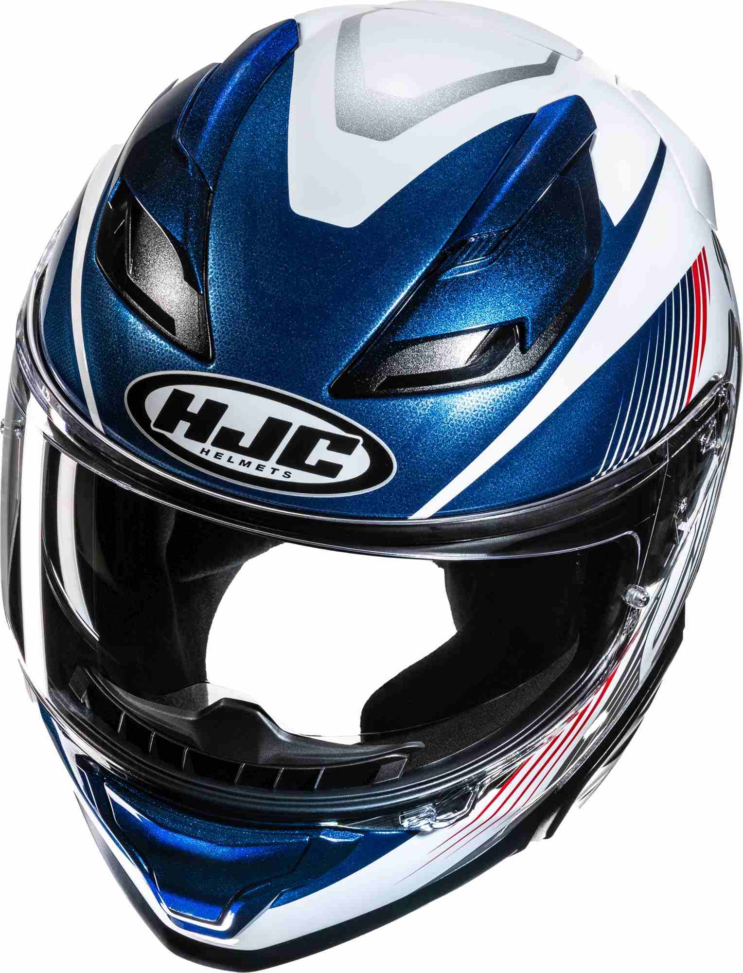 HJC F71 Catos Helm wit/blauw/rood XXL (62/63) Figuur 2