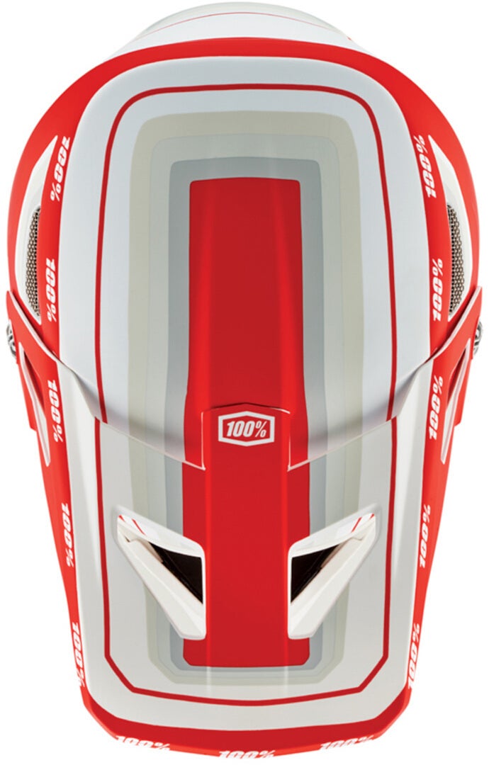 100% Status Downhill Helmet white/red L (59/60) Figure 2