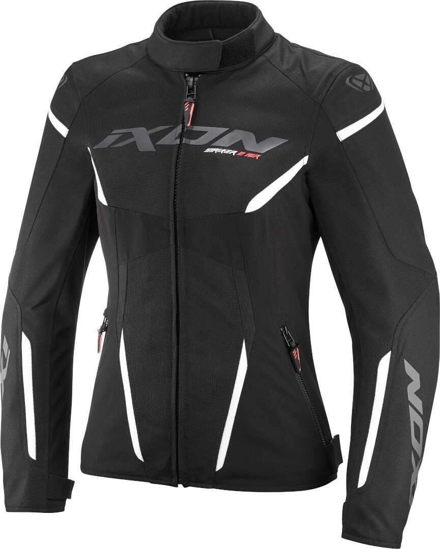 Ixon Striker 2 Air WP Jachetă textilă impermeabilă pentru motociclete alb/negru XXL Figura 1