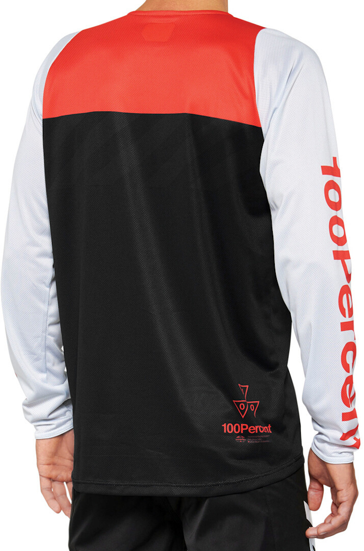 100% R-Core Bicycle Jersey black/red/white M Figure 2