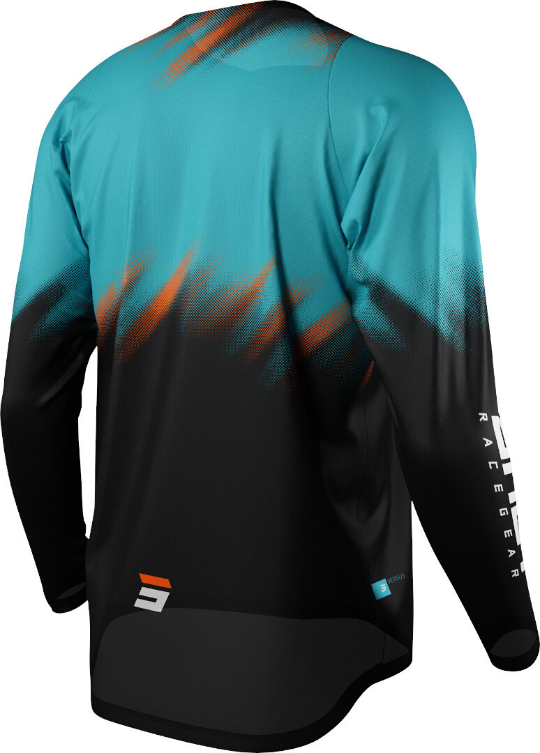 Shot Devo Versus Motocross Jersey Sort/turkis 3XL Figur 2