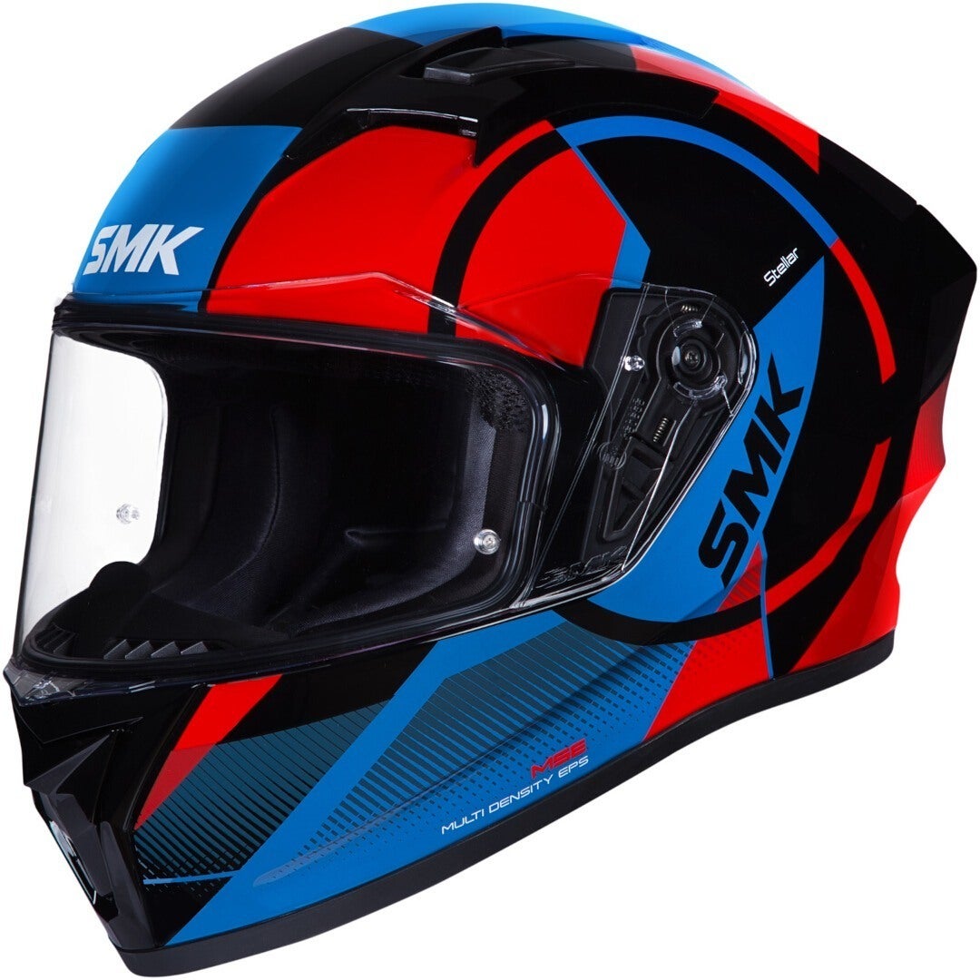 SMK Stellar Faro Capacete preto/vermelho/azul S (55) Figura 1