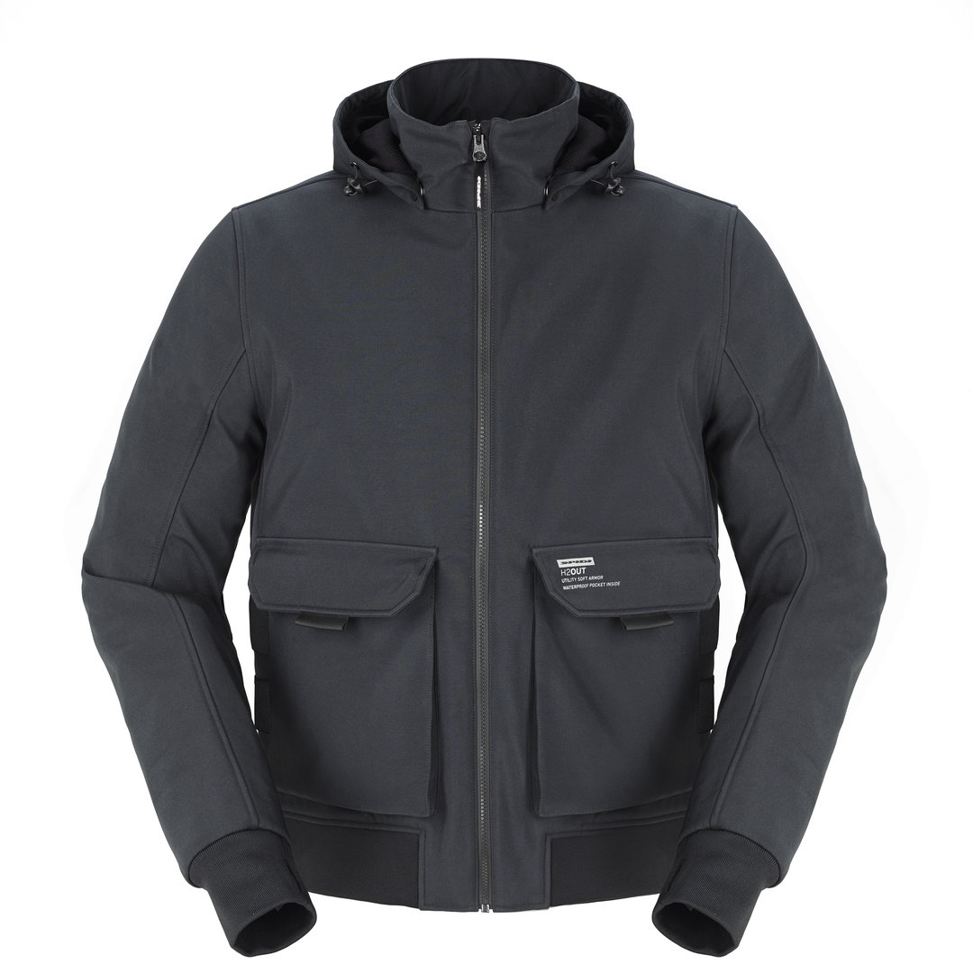 Spidi Metromover H2Out Motorrad Textiljacke grau M Abbildung 1