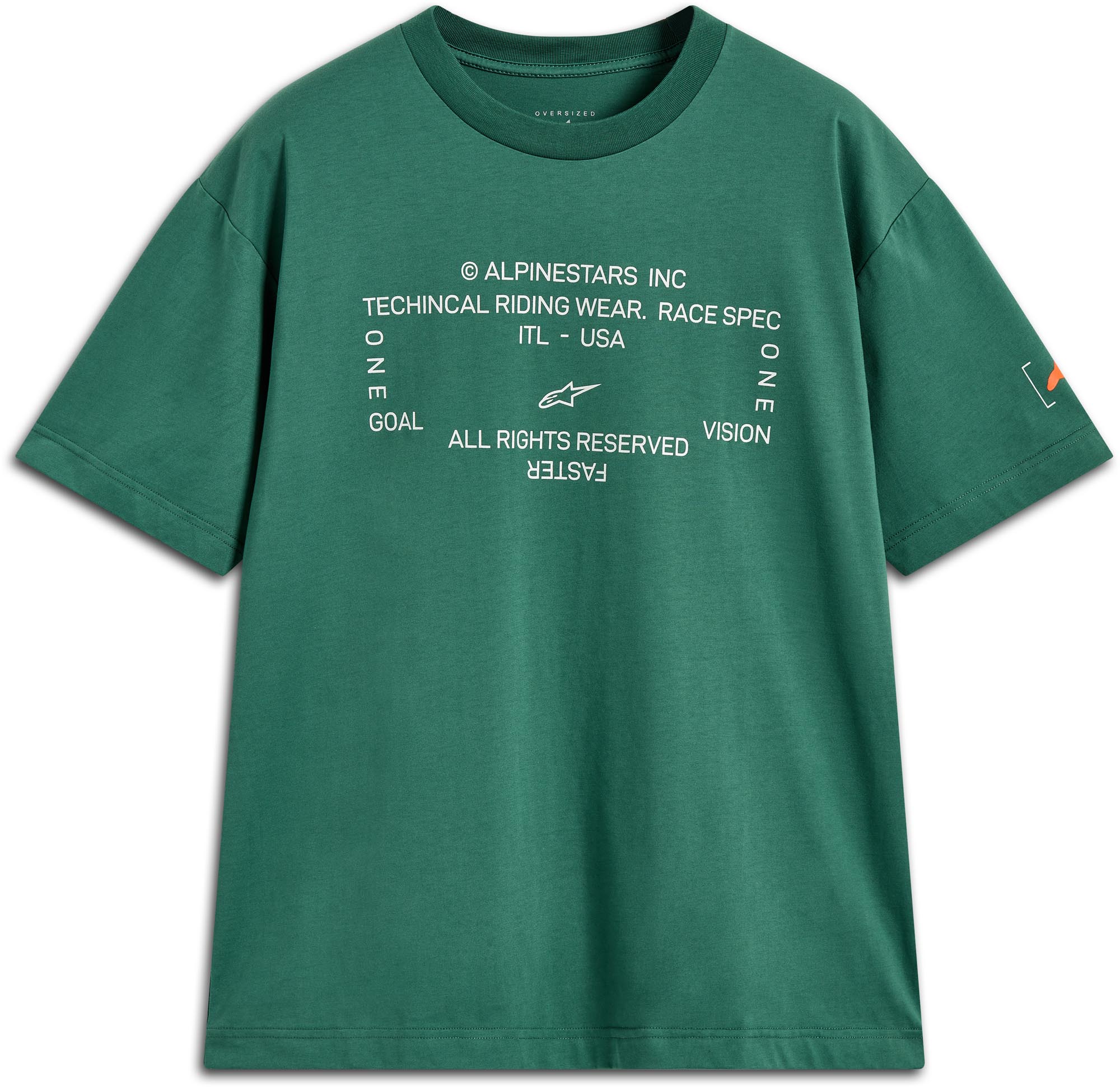 Alpinestars Infinity Oversized T-paita vihreä S Kuva 1
