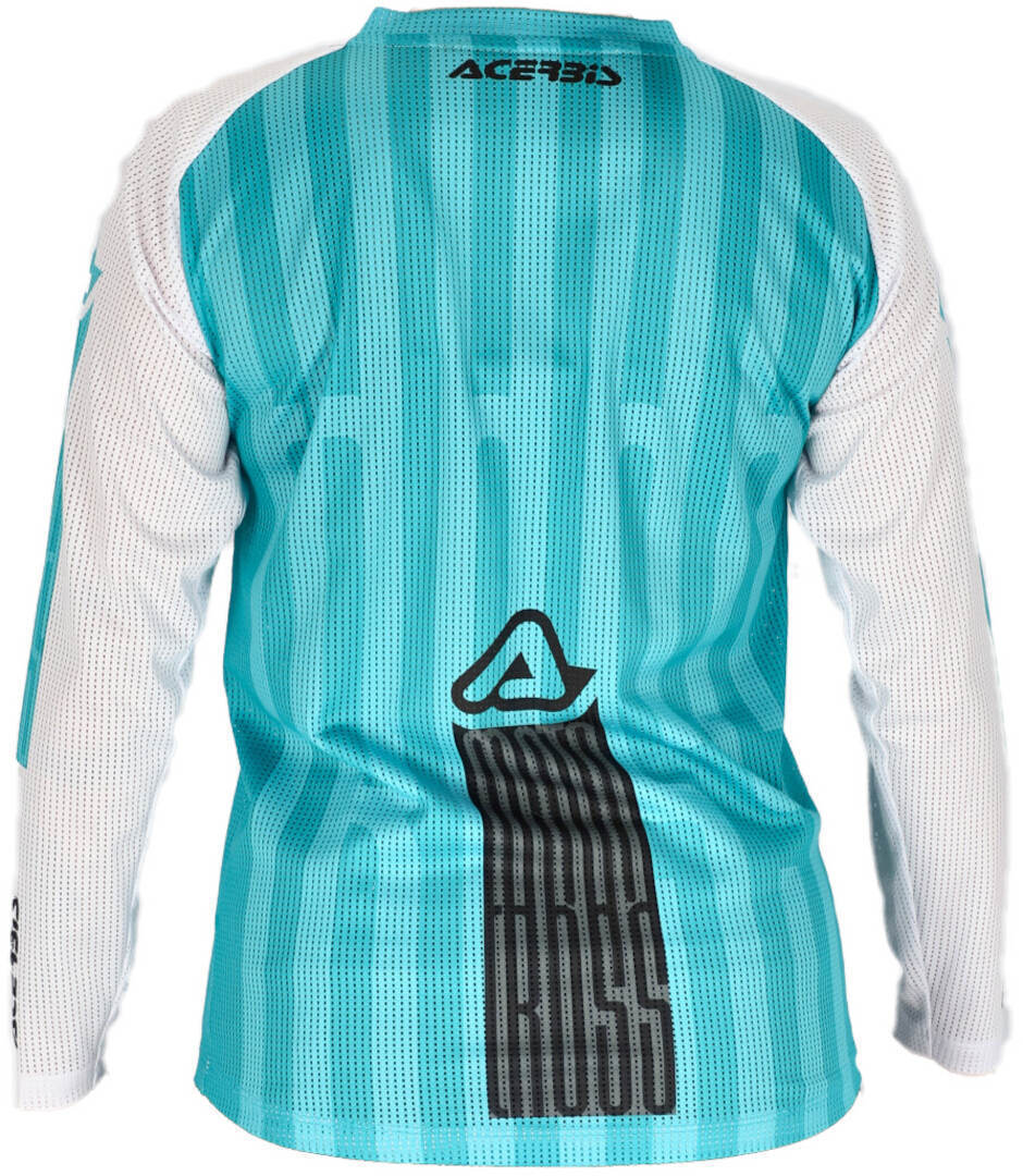 Acerbis MX J-Windy 5 Tricou de motocross pentru copii verde/alb XXL Figura 2