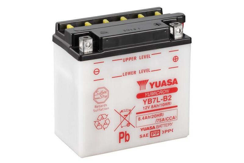 YUASA YB7L-B2 Baterie fără pachet acid Figura 2