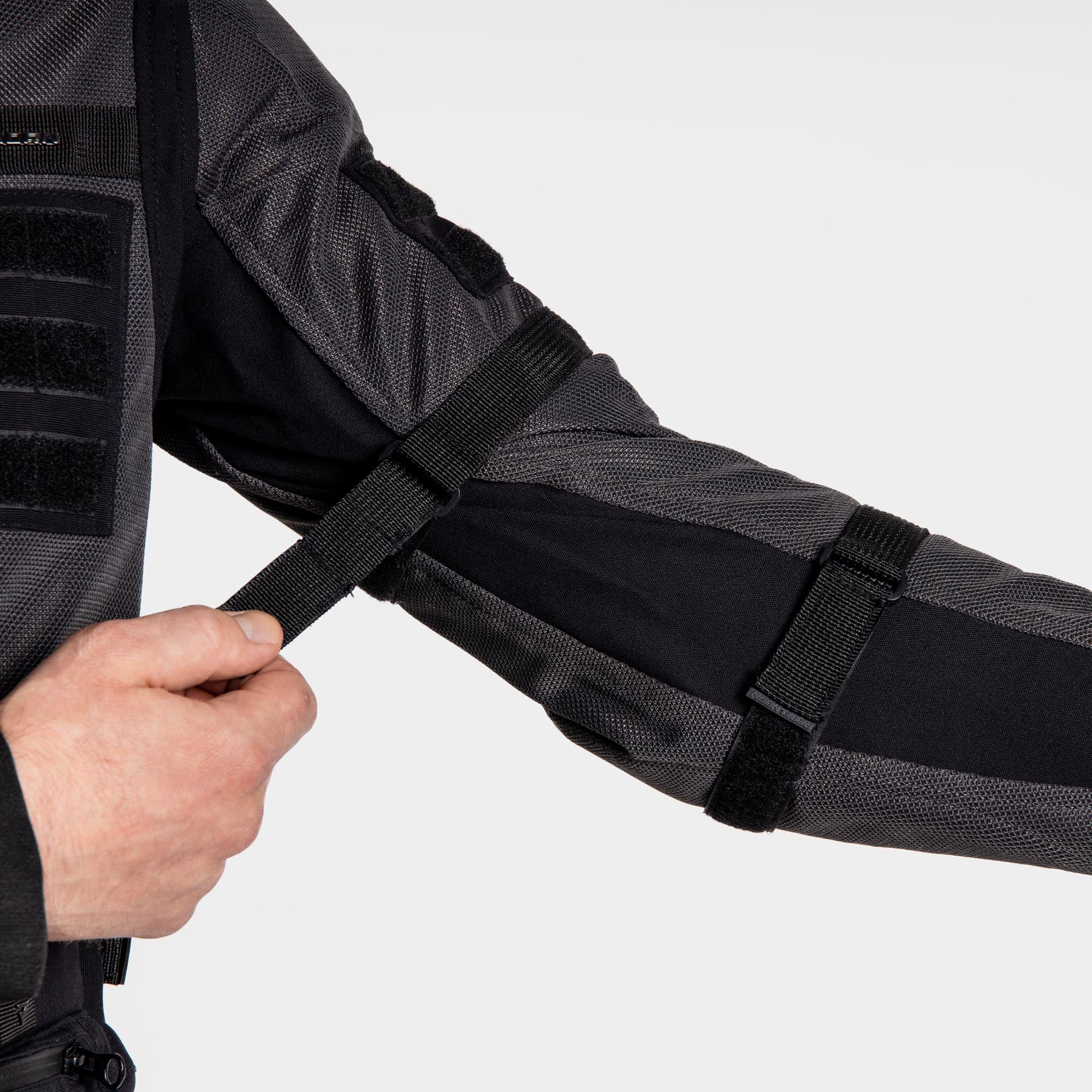 Rebelhorn Brutale Motorrad Textil Jacke grau/schwarz/gelb XL Abbildung 7