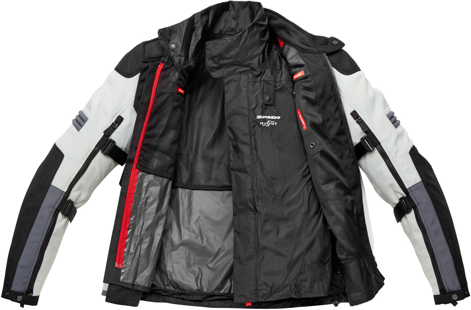 Spidi Modular Veste Textile moto noir/gris L Figure 3