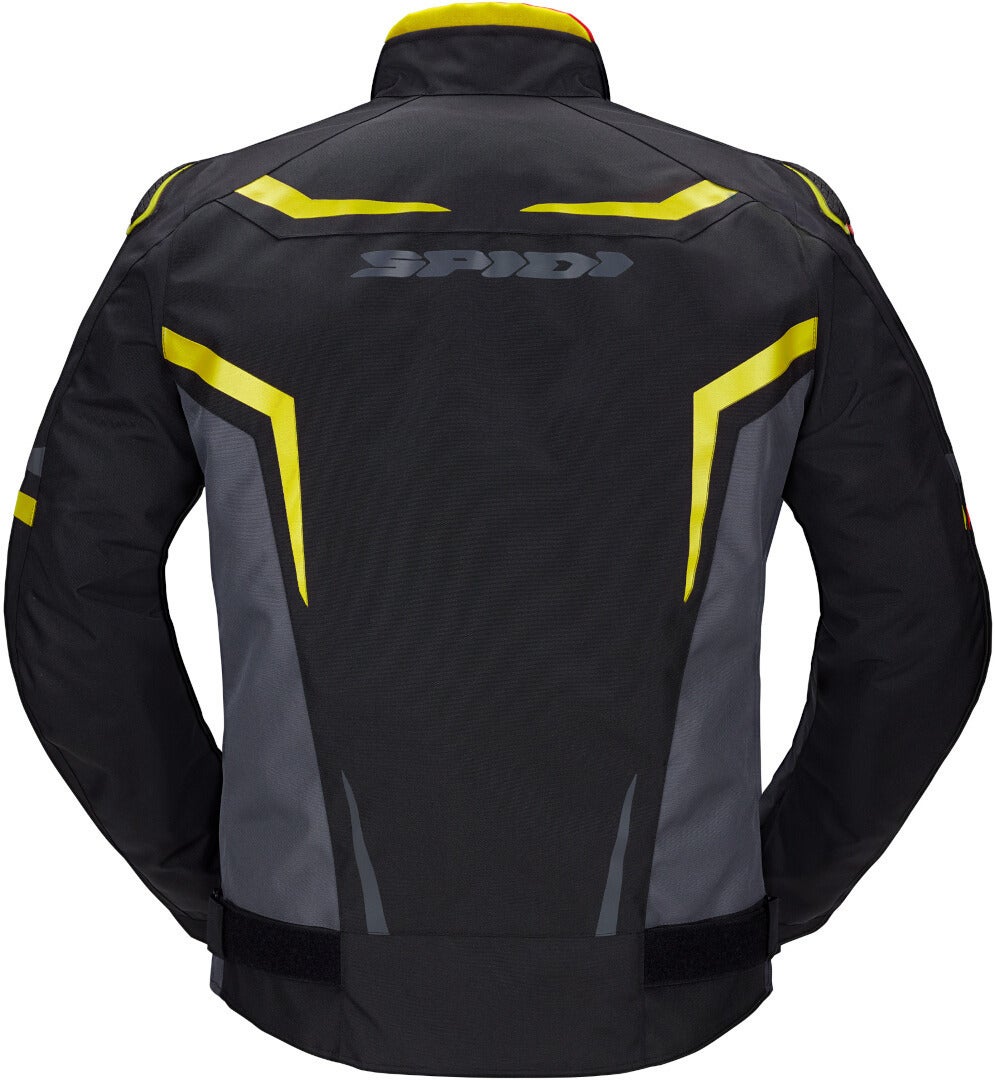Spidi Race-Evo H2Out Motorcycle Textile Jacket black/grey/neon 4XL Figure 2