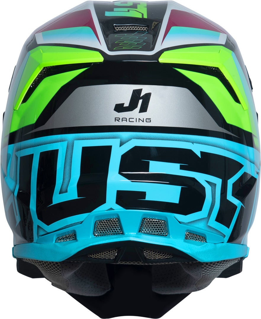 Just1 J22F Frenetik Casco da motocross Verde/Nero S (55/56) Figura 3