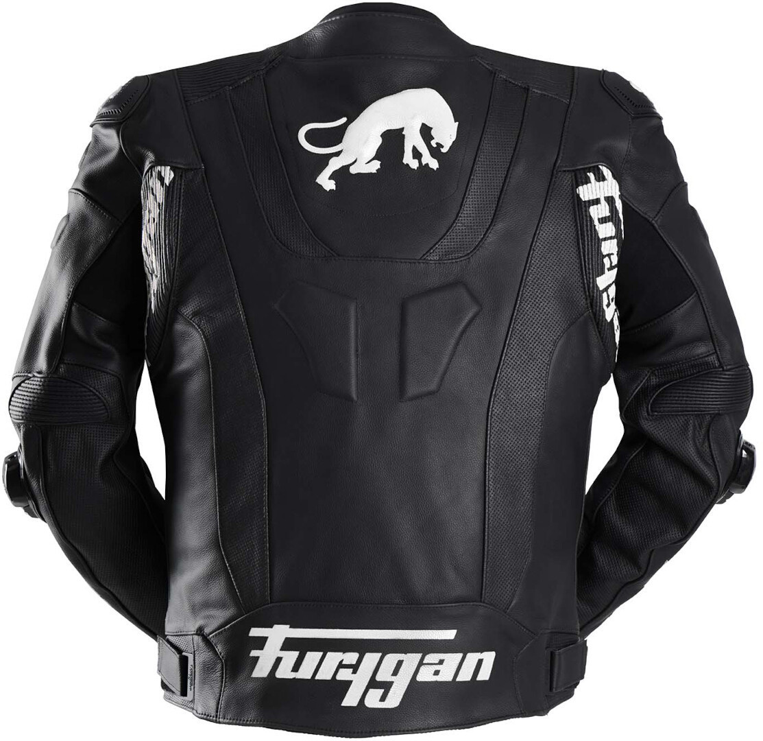 Furygan Raptor Evo 3 Motorrad Lederjacke schwarz/weiß M Abbildung 3