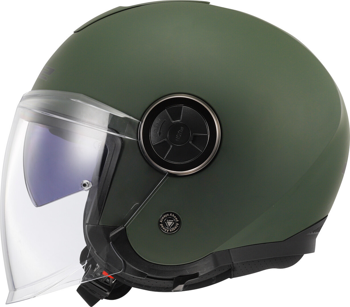 LS2 OF620 Classy Solid Jet Helmet Olive matt S (55/56) Figure 2