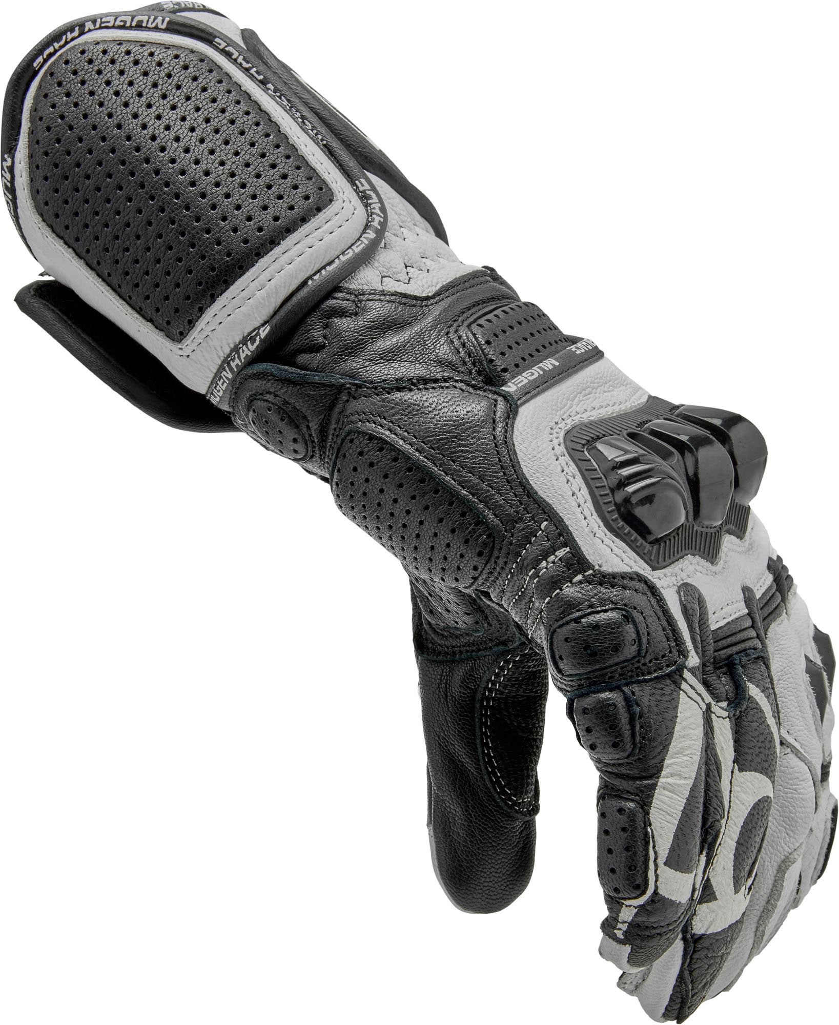 MUGENRACE Chili Sport Motorcykel handsker Sort/hvid L Figur 4