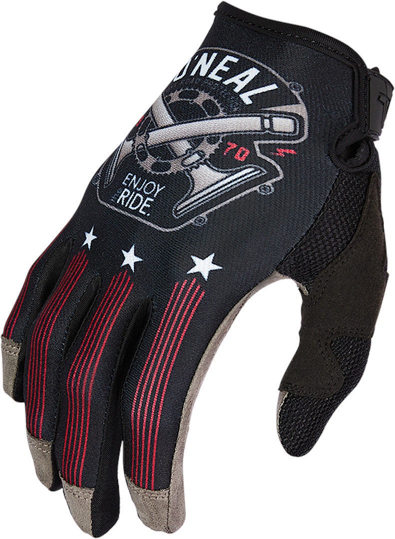 Oneal Mayhem Nanofront Piston Motocross handsker sort/rød/hvid 2XL Figur 1