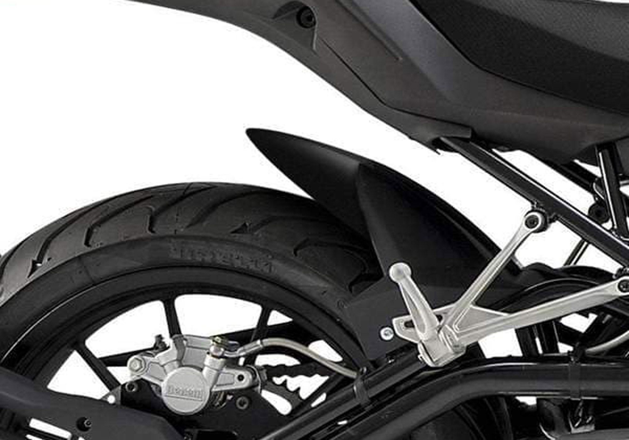 Extensie BODYSTYLE pentru hugger spate, ABS plastic, negru mat Figura 1