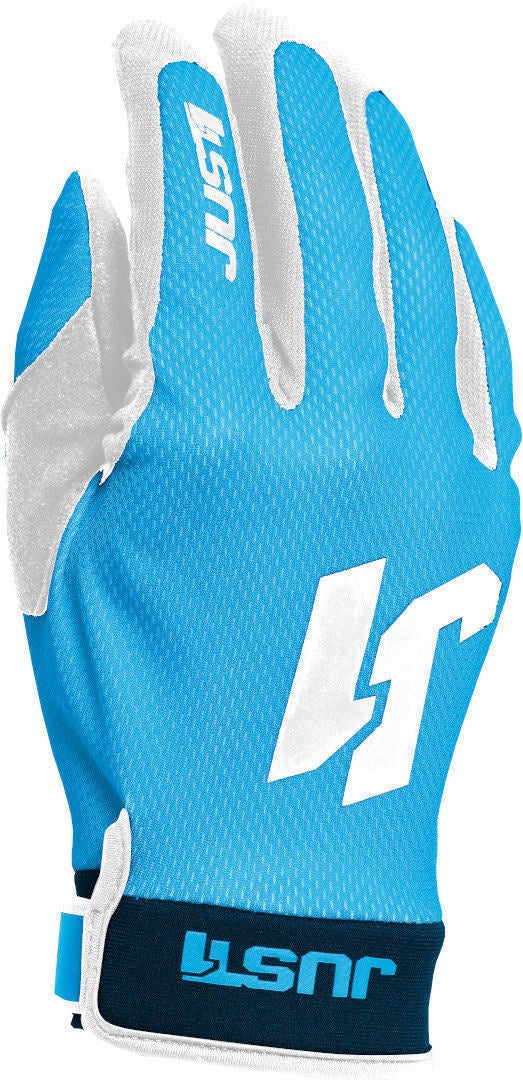 Just1 J-Flex Motocross handsker blå/hvid S Figur 1