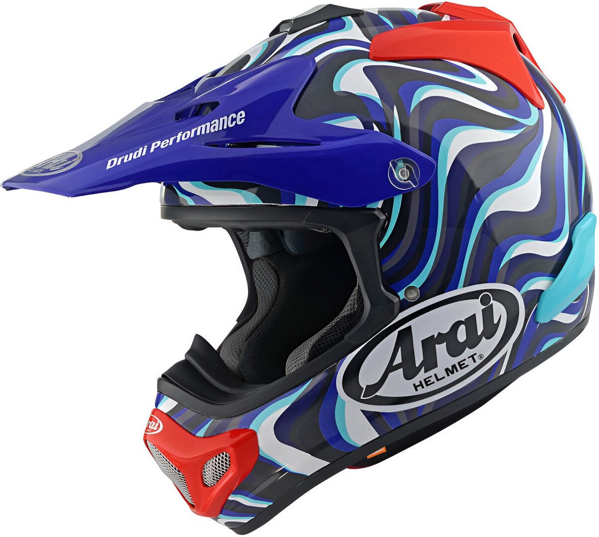Arai MX-V EVO Stream Cască de motocross Negru/Multicolor XL (61/62) Figura 1