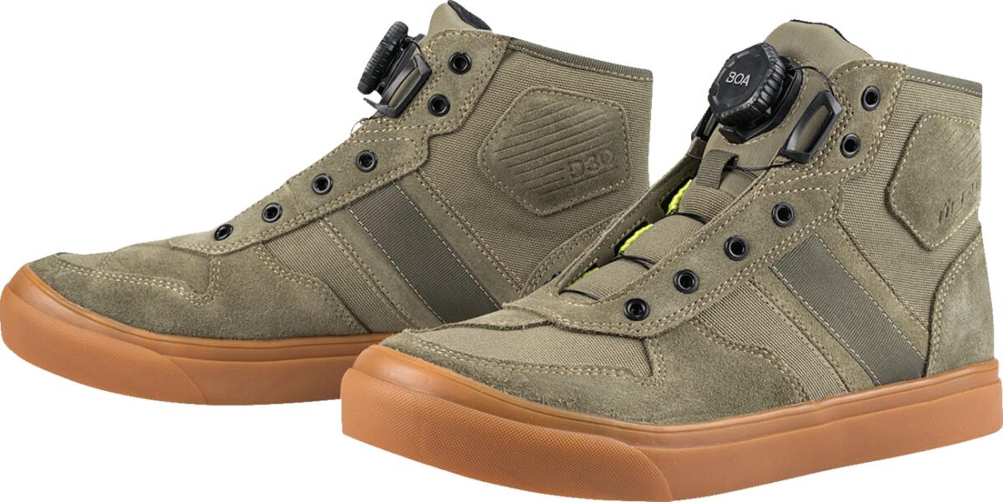 Icon Dog Days CE Chaussures moto olive 46 Figure 2