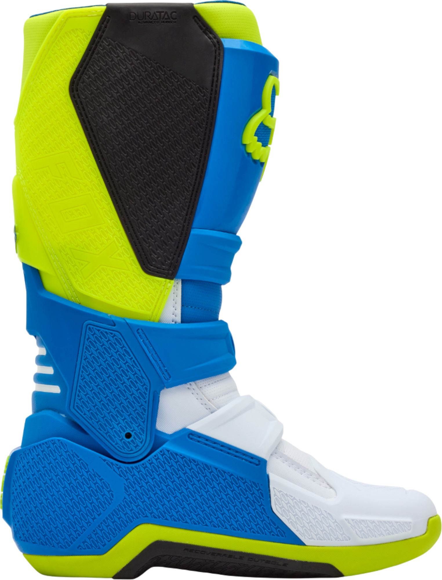 FOX Motion Botas de motocross azul/amarelo 5 Figura 3