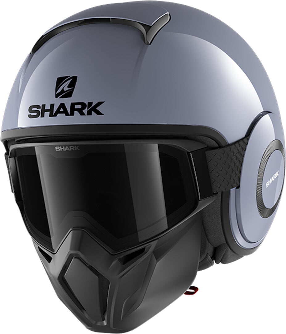 Shark Street-Drak Blank Jethelm hellgrau S (55/56) Abbildung 1