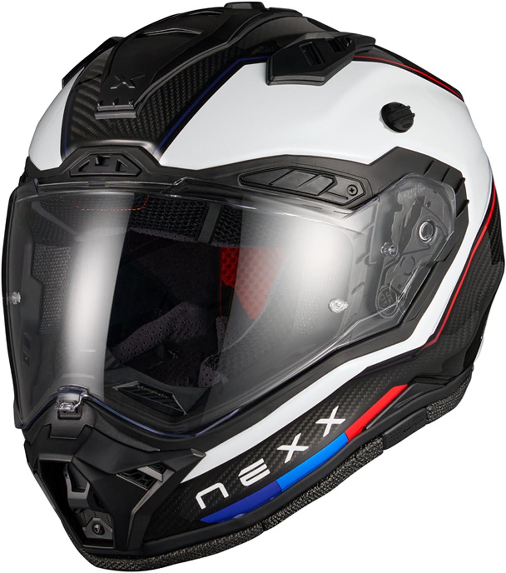 Nexx X.Rally Raid Carbon Enduro Helmet white/blue/red XXS (51/52) Figure 4