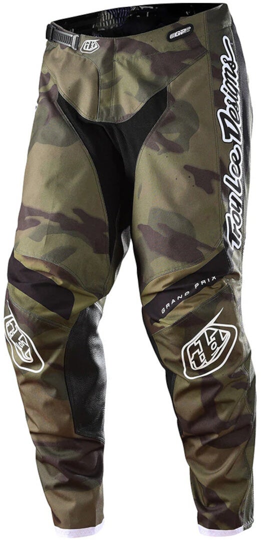Troy Lee Designs GP Brazen Camo Motocross bukser grøn/sort 32 Figur 1