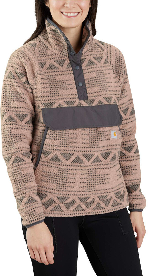 Carhartt Relaxed Fit Fleece Pull dames rose M Figure 2