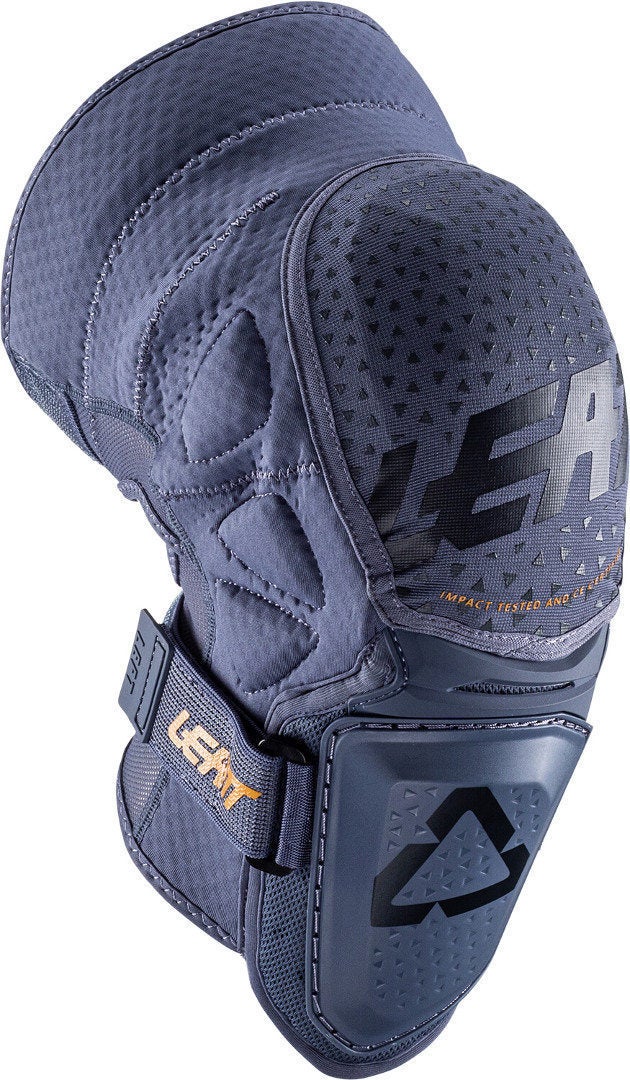 Leatt 3DF Hybrid Motocross knæbeskyttere grå/blå L/XL Figur 2
