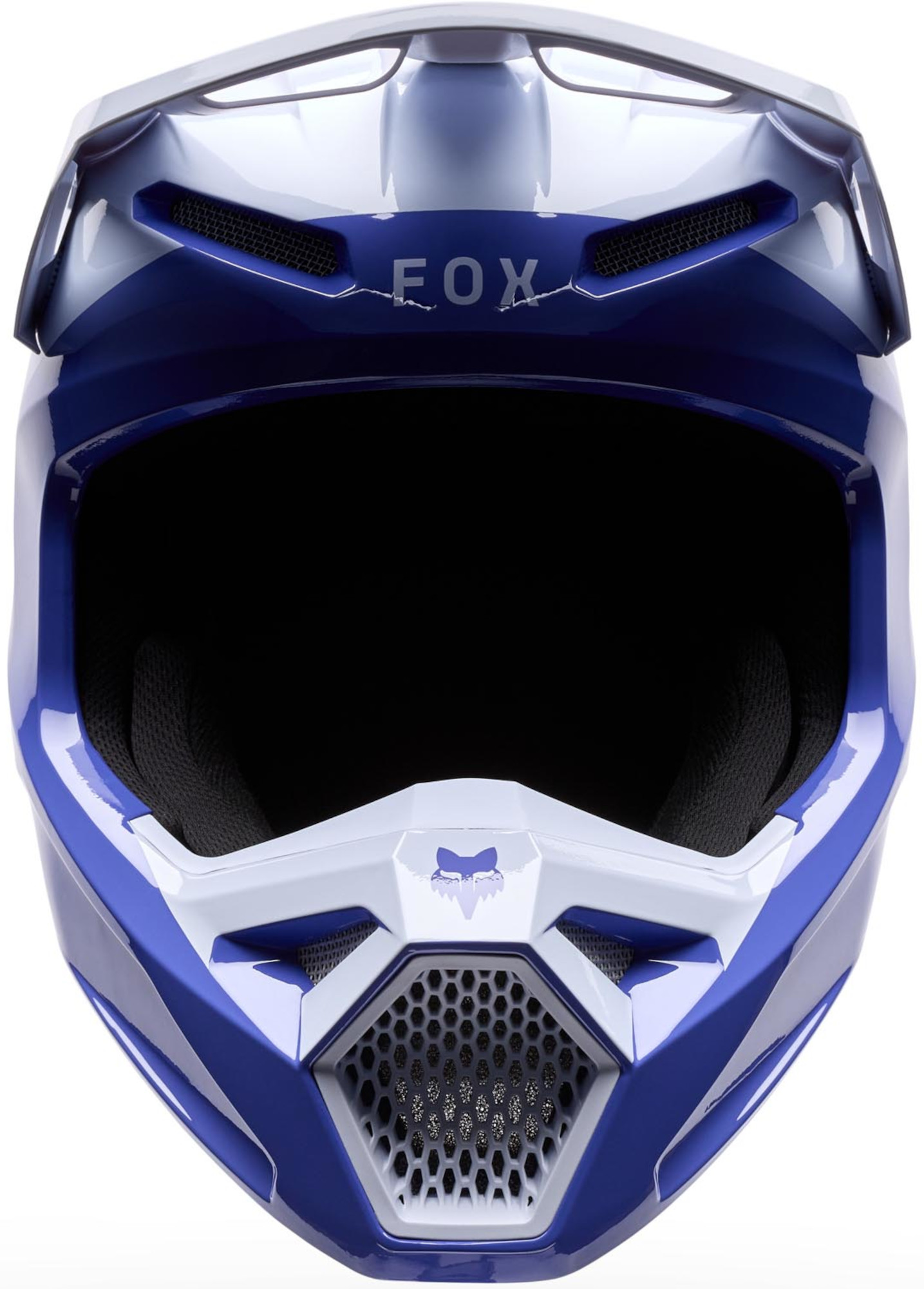 FOX V1 Noble Ungdomsmotocrosshjälm lila/vit S Figur 3